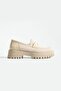 Women's High Sole Casual Loafer Vela - Beige - 3