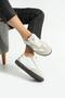 Women's Sneaker Lace-Up Arrow Detailed Sports Shoes Orix - White - 4