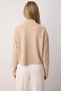 Women's Mock Neck Low Arm Zippered Regular Fit Knitted Sweatshirt Functional Durable Stylish - 6