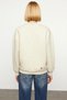 Women's Crew Neck Low Sleeve Embroidered Regular Fit Knitted Sweatshirt Functional Durable Stylish - 6