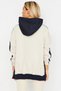 Women's Hooded Low Armhole Knitted Wide Fit Sweatshirt Functional Durable Quality Comfortable - 5
