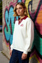 Women's Polo Neck Low Sleeve Knitted Sweatshirt Functional Durable Quality Comfortable Aesthetic Stylish - 3