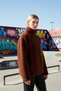 Women's Mock Neck Low Arm Full Zippered Plush Sweatshirt Functional Durable Quality Stylish - 3