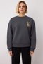 Women's Crew Neck Low Sleeve Embroidered Regular Fit Knitted Sweatshirt Functional Durable Stylish - 5