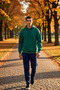 Men's Hooded Standard Sleeve Regular Fit 3 Thread Combed Cotton Sh Fleece-Lined Sweatshirt Functional Stylish - 4