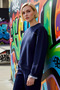 Women's Crew Neck Low Arm Long Sleeve Sweatshirt Functional Durable Quality Aesthetic - 3