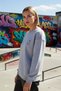 Women's Crew Neck Low Sleeve Embroidered Regular Fit Knitted Sweatshirt Functional Durable Stylish - 3