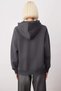 Women's Hooded Low Arm Geometric Pattern Oversized Knitted Sweatshirt Functional Durable - 6