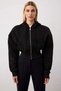 Women's Hooded Low Sleeve Zippered Knitted Sweatshirt Functional Durable Quality Aesthetic - 5
