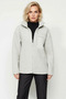 Women's Mock Neck Low Arm Full Zippered Plush Sweatshirt Functional Durable Quality Stylish - 5
