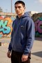 Men's Hooded Low Sleeve Sweatshirt Slogan Embroidered Functional Durable Quality Aesthetic - 3
