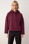Women's Hooded Low Sleeve Oversized Knitted Sweatshirt Functional Durable Quality Comfortable - 5