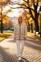 Women's Hooded Low Sleeve Zippered Plush Sweatshirt Functional Durable Quality Modern - 4
