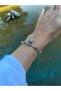 Pndr Model Evil Eye Beaded Silver Bracelet - 3
