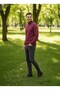 Unisex Relax Fit Comfortable Cut Cotton Fleece Inside 3 Thread Half Zipper Di Mock Neck Weatshirt - 2