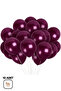 Metallic Burgundy Party Balloon Helium Compatible Organization Decoration