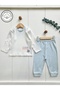 100% Organic Cotton Transitional Long Sleeve Baby Pajama Set / Girls Boys Unisex Children's Pajamas - 2