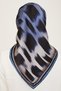 Silk Scarf Nostalgia - 9155-51 Navy Blue Sura - 4