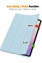 Case for Samsung Galaxy Tab S11 11in — Matte TPU Folio with Pen Slot & Kickstand, Sky Blue - 2