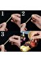 High-end multi-functional brass one-piece toothpick, fruit keychain, dental cleaning wonder, port... - 2