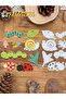 Original Lovely Inscets Grass Animals Ladybug Snail Mushrooms Leaves Metal Cutting Dies Scrapbook... - 8
