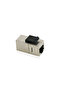 لا يوجد قطعتان فضيتان من موصلات RJ45 Keystone Jack Cat6 المحمية بمزلاج 8P8C موصلات إيثرنت - 2