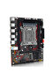 مجموعة اللوحة الأم مع المعالج ZSUS X79 مع معالج Intel LGA2011 Xeon E5 2630 V2 وذاكرة DDR3 1*16GB ECC - 4