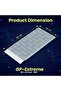 سمك 1.0 مم 80X40 مم GELID Thermal Pad GP-EXTREME 12W CPU/GPU بطاقة رسومات اللوحة الأم عالية الأداء - 4