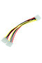 18cm 4Pin PSW Power IDE Y Molex Splitter Cable LP4 Molex J29 Male to Female Cable Video Card Cord PC - 5