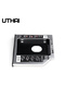 علبة محرك الأقراص الصلبة UTHAI DW95S HDD مقاس 9.5 مم من الألومنيوم Optibay SATA 3.0 مع محول DVD 2... - 4