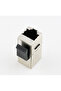 لا يوجد قطعتان فضيتان من موصلات RJ45 Keystone Jack Cat6 المحمية بمزلاج 8P8C موصلات إيثرنت - 3