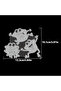 Original Lovely Funny Jumping Happy Pond Frogs Metal Cutting Dies Scrapbooking Decorative Embossing - 2