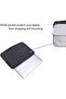 Polyester Multifunctional 13-inch Laptop Sleeve Briefcase - Space Gray - 3