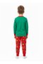 Unisex Green Santa Sleigh Glow Christmas Pajamas - 7