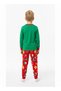 Unisex Green Penguin Reindeer Glow Christmas Pajamas - 4