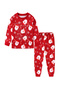 Santa Face Glow Pajama Set for Kids - 6