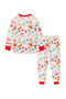 Unisex White Christmas Icons Glow Pajama Set - 6