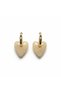 Gold Color Heart Hoop Earrings - 2