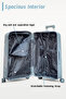 Hard Shell Unbreakable Glossy PP 20 Inch(7-10kg) Luggage, Lightweight, Combination Lock, Suitcase - 5