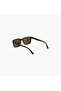 56 MM Brown Rectangle Sunglasses | L6011S Yeşil UV Protection Fashion Sunglasses for Unisex - 7