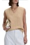 Lim 100% Cotton V-Neck Women's Sweater - 6