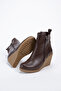 Women's Wedge Heel Zippered Daily Boots Sandis - 7