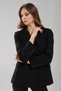 Women's Waist-Fitted Double-Breasted Closure Design Blazer Jacket - 3
