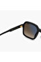 56MM Black Brown Green Antireflex Square Sunglasses - 7