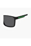 Men's 55 MM Grey Rectangle Sunglasses - 4