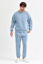 Men's Crew Neck Tracksuit Set - 3