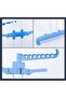 4-Tier Clothes Drying Rack 67.7” High – Foldable Stainless Steel Laundry Rack with Wheels, 24 Poles - 2