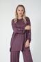 5862 - Stylish Comfortable Single Jersey Knit Loose Women's Set - 3
