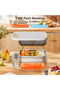 Portable Electric Lunch Box 1L - Stainless Steel - Cordless Heated Lunch Box Food Warmer 14000mAh - 3