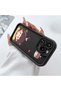 Black Silicone Case with Cute Pattern Compatible with Samsung Galaxy A52/A52S Shockproof - 5